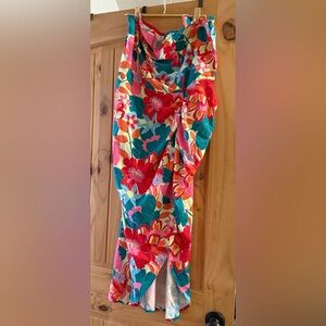 Strapless Colorful Dress